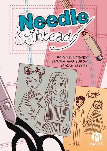 Needle and Thread book cover by David Pinckney