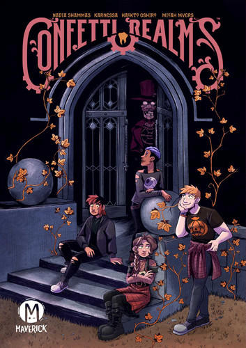 Confetti Realms book cover by Nadia Shammas