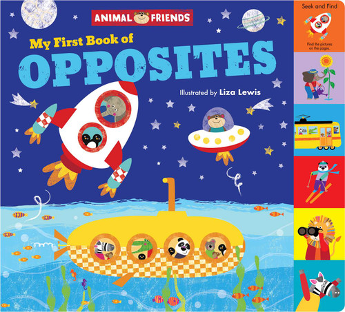 Animal Friends: My First Book of Opposites (Animal Friends) book cover by Little Genius Books