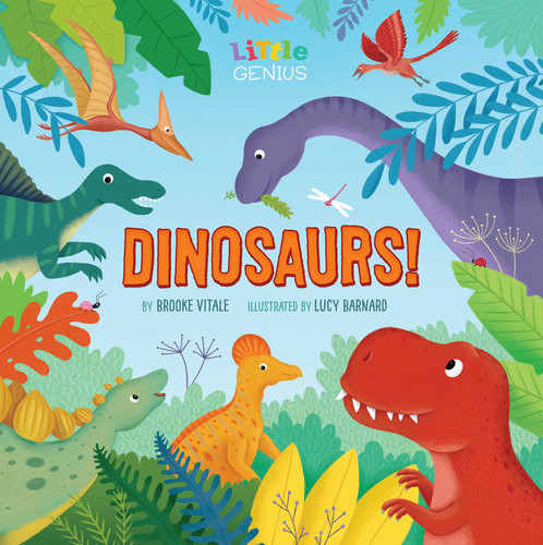 Little Genius Dinosaurs (Little Genius) book cover by Brooke Vitale