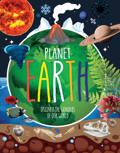 Planet Earth: Discover the Wonders of Our World (Little Genius Visual Encyclopedias) book cover by Danielle Robichard
