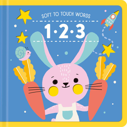 Soft To Touch Words 123 (Soft To Touch) book cover by Little Genius Books
