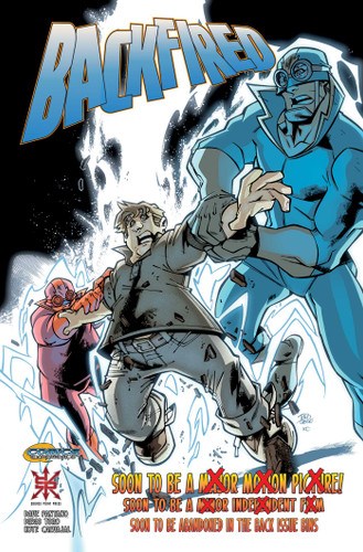 Backfired book cover by Dave Pantano