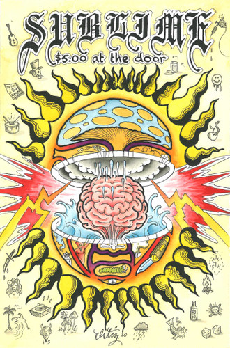 Sublime: $5 at the Door book cover by Ryan Cady, Sublime, Z2 Comics