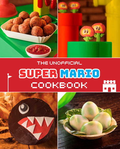 The Unofficial Super Mario Cookbook book cover by Tom Grimm