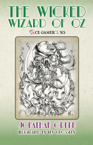 Wicked Wizard of Oz book cover by Jonathan Green