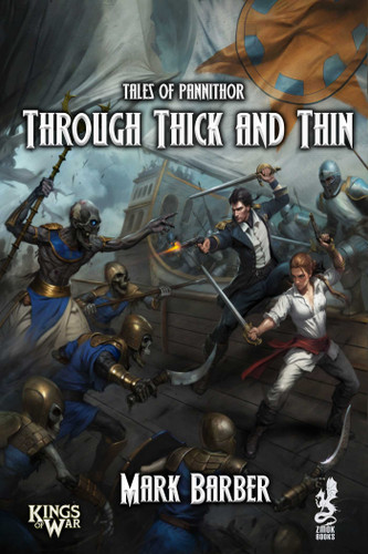 Through Thick and Thin (Tales of Pannithor) book cover by Mark Barber