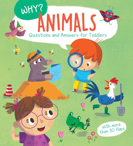 Why? Questions & Answers for Toddlers - Animals (Why Q & A) book cover by Little Genius Books