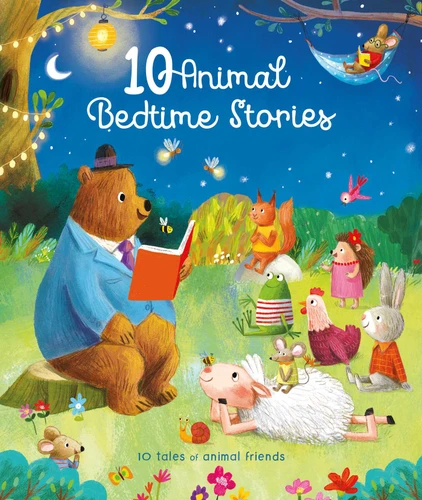 10 Animal Bedtime Stories book cover by Little Genius Books