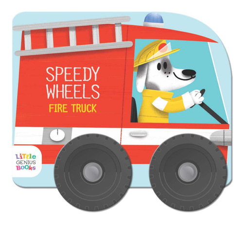 Speedy Wheels - Fire Truck (Speedy Wheels) book cover by Little Genius Books