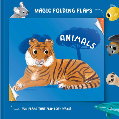 Magic Folding Flaps - Animals (Magic Folding Flaps) book cover by Little Genius Books