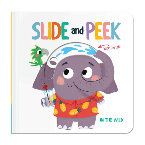Slide and Peek - In The Wild (Slide and Peek) book cover by Little Genius Books