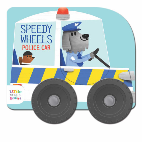 Speedy Wheels - Police Car (Speedy Wheels) book cover by Little Genius Books