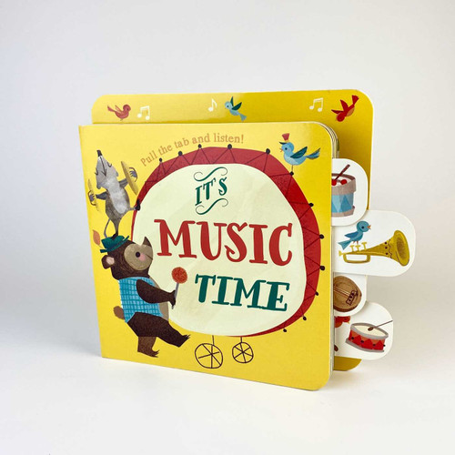 Sound Pull Tab - It's Music Time (Sound Pull Tab) book cover by Little Genius Books