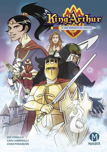 King Arthur and the Knights of Justice (King Arthur And The Knights Of Justice) book cover by Joe Corallo