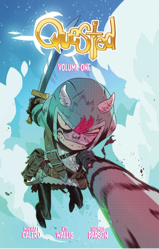 Quested Volume 1 book cover by Michael Calero