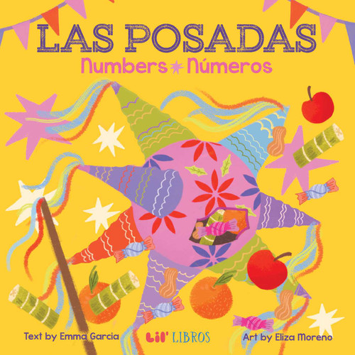 Las Posadas: Numbers / Números (Bilingual: English/Spanish) book cover by Emma Garcia