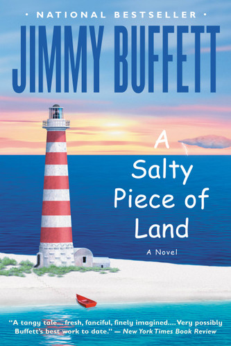 A Salty Piece of Land book cover by Jimmy Buffett