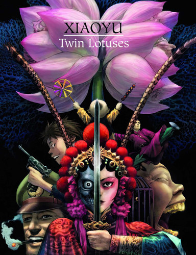 Twin Lotuses book cover by Zhang Xiaoyu