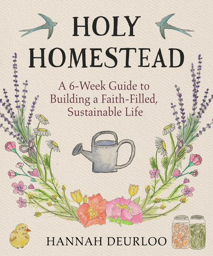 Holy Homestead: A 6-Week Guide to Building a Faith-Filled, Sustainable Life book cover by Hannah Deurloo