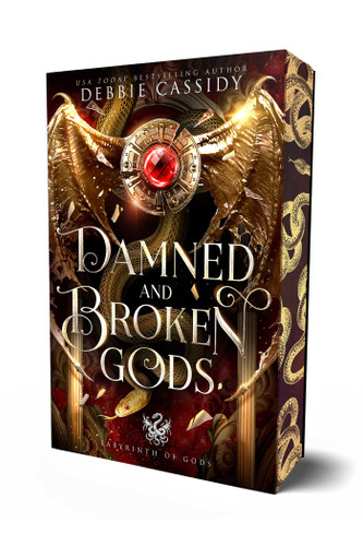 Damned and Broken Gods (Labyrinth of Gods) book cover by Debbie Cassidy