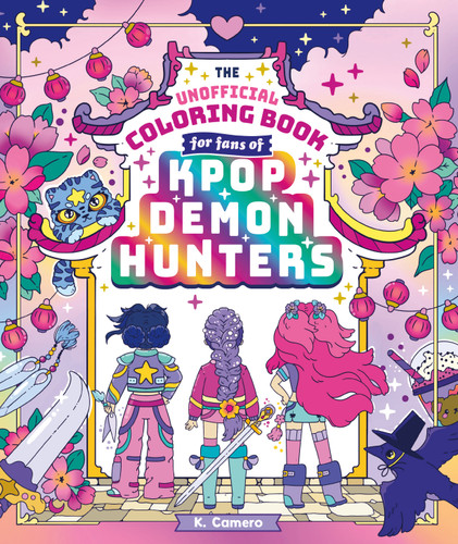 The Unofficial Coloring Book for Fans of KPop Demon Hunters book cover by 