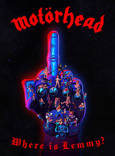 Motörhead: Where is Lemmy? book cover by David Calcano, Lindsay Lee
