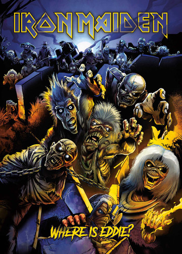 Iron Maiden: Where is Eddie? book cover by Eduardo Benatar, Lindsay Lee, David Calcano