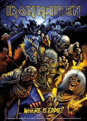 Iron Maiden: Where is Eddie? book cover by Eduardo Benatar
