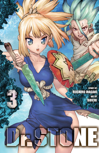 Dr. STONE, Vol. 3: Two Million Years Of Being (Dr. STONE) book cover by Riichiro Inagaki