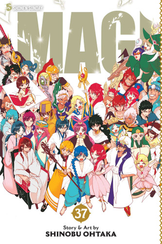 Magi: The Labyrinth of Magic, Vol. 37 (Magi) book cover by Shinobu Ohtaka