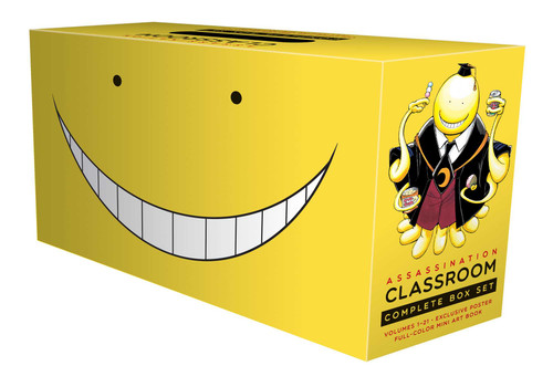 Assassination Classroom Complete Box Set: Includes volumes 1-21 with premium (Assassination Classroom Complete Box Set) book cover by Yusei Matsui