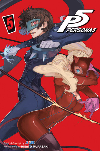 Persona 5, Vol. 5 (Persona 5) book cover by Atlus, Hisato Murasaki