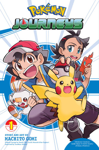 Pokémon Journeys, Vol. 1 (Pokémon Journeys) book cover by Machito Gomi