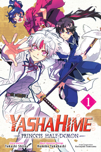 Yashahime: Princess Half-Demon, Vol. 1 (Yashahime: Princess Half-Demon) book cover by Rumiko Takahashi, Takashi Shiina