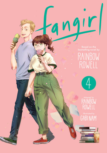 Fangirl, Vol. 4: The Manga (Fangirl) book cover by Rainbow Rowell