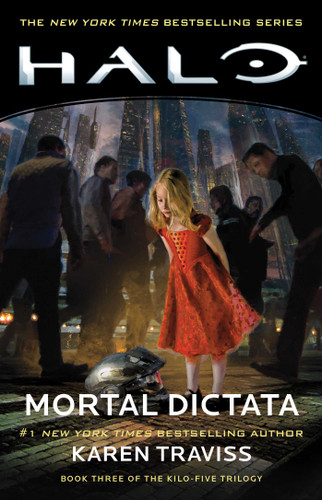 Halo: Mortal Dictata: Book Three of the Kilo-Five Trilogy (Halo) book cover by Karen Traviss