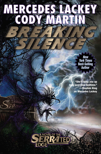 Breaking Silence (Serrated Edge) book cover by Mercedes Lackey, Cody Martin
