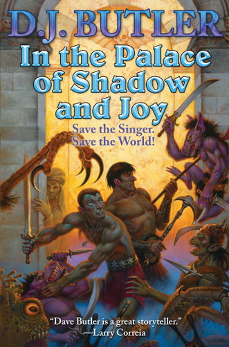 In the Palace of Shadow and Joy (Indrajit & Fix) book cover by D.J. Butler