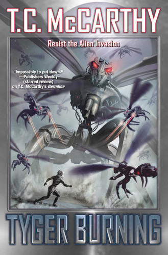 Tyger Burning book cover by T. C. McCarthy