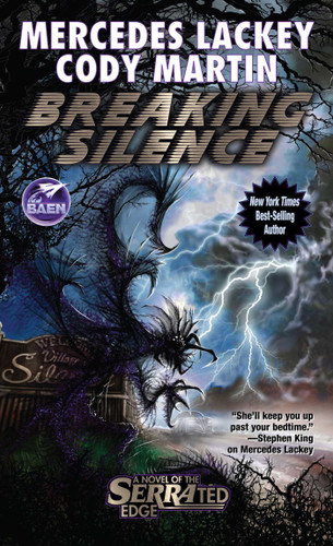 Breaking Silence (Serrated Edge) book cover by Mercedes Lackey, Cody Martin