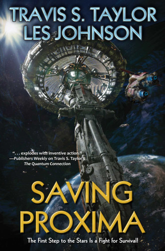 Saving Proxima (Orion's Arm) book cover by Travis S. Taylor, Les Johnson