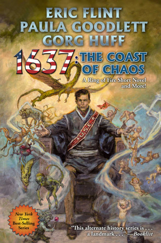 1637: The Coast of Chaos (Ring of Fire) book cover by Eric Flint, Paula Goodlett, Gorg Huff