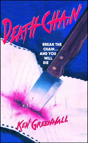 Deathchain book cover by Ken Greenhall