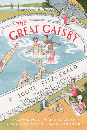 The Great Gatsby: The Graphic Novel book cover by F. Scott Fitzgerald, Fred Fordham