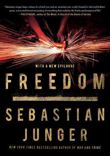 Freedom book cover by Sebastian Junger