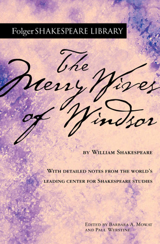 The Merry Wives of Windsor (Folger Shakespeare Library) book cover by William Shakespeare