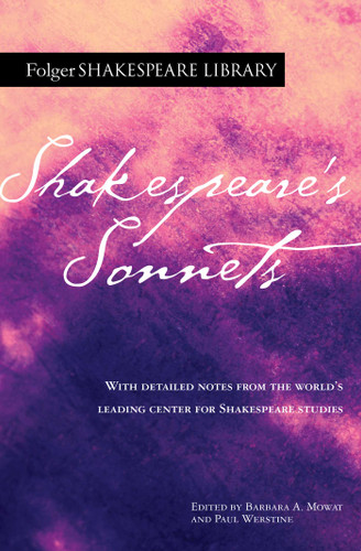 Shakespeare's Sonnets (Folger Shakespeare Library) book cover by William Shakespeare
