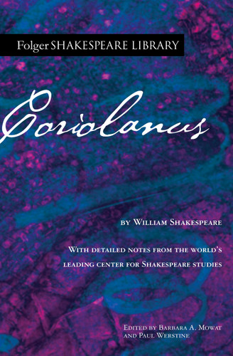 Coriolanus (Folger Shakespeare Library) book cover by William Shakespeare