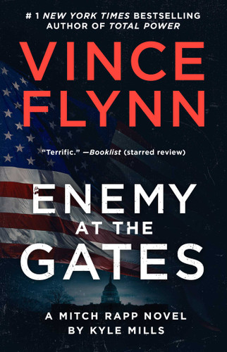 Enemy at the Gates (A Mitch Rapp Novel) book cover by Vince Flynn, Kyle Mills